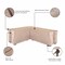 Modern Leisure Monterey Patio Sectional Lounge Set Cover, Left-Facing, 14 in. Lx83 in. Lx32 in. Wx31 in. H, Beige 2947 - alternate 7